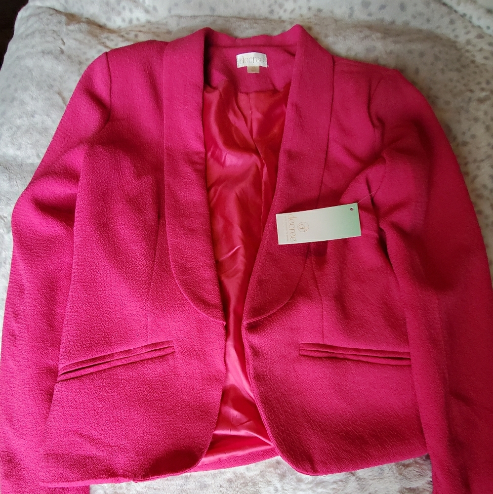 NWT pink blazer